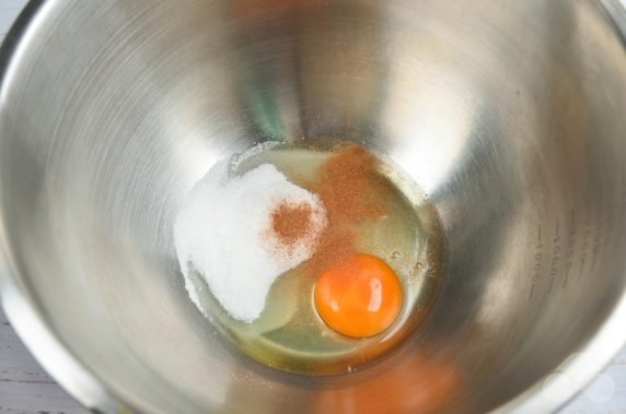 Pancakes with apple pie: photo of recipe preparation, step 1