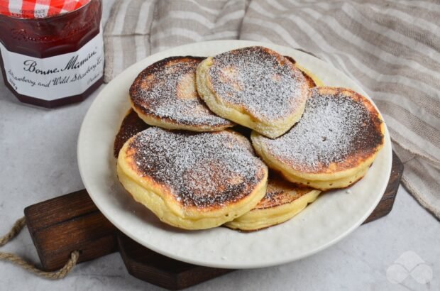 Homemade cottage cheese pancakes – a simple and delicious recipe with photos (step by step)