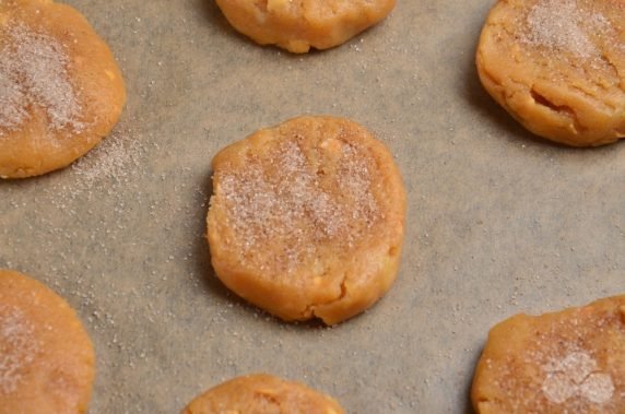 Cookies with peanut paste: photo of recipe preparation, step 6