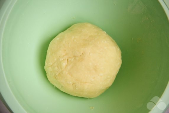 Cottage cheese cookies on rice flour: photo of recipe preparation, step 2