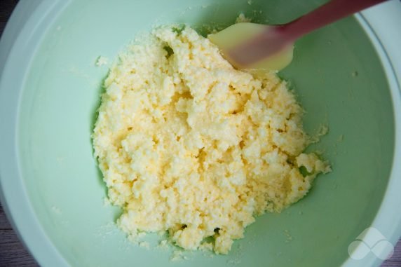 Cottage cheese cookies on rice flour: photo of recipe preparation, step 1