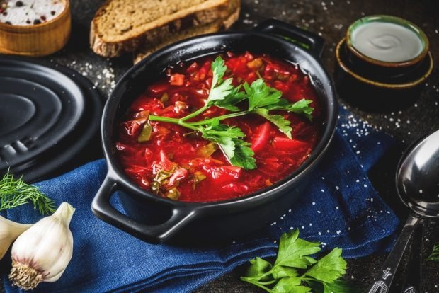 Red borscht with sorrel – a simple and delicious recipe, how to cook step by step