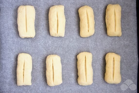 Bread rolls: photo of recipe preparation, step 6