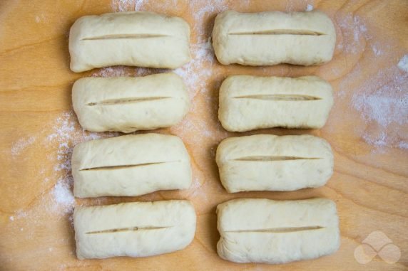 Bread rolls: photo of recipe preparation, step 5