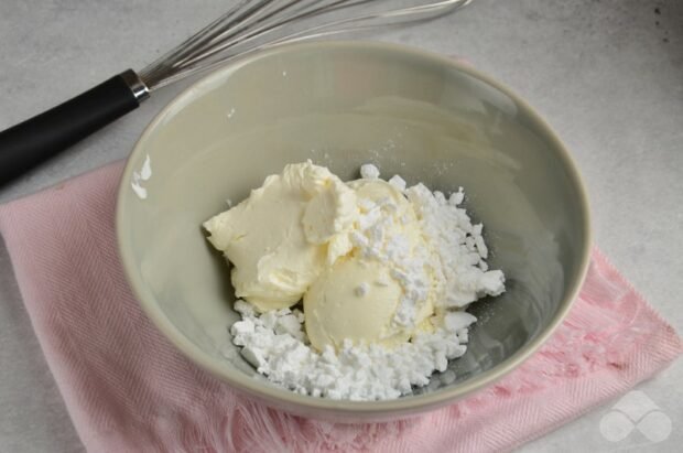 Puffs with apricots and mascarpone: photo of recipe preparation, step 1