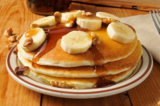 Pancakes on banana puree – a simple and delicious recipe, how to cook step by step