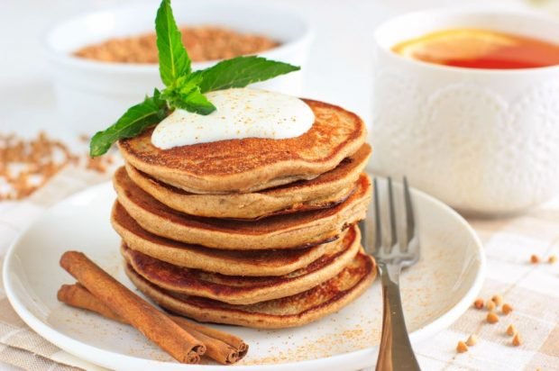 Oatmeal pancakes with cinnamon – a simple and delicious recipe, how to cook step by step