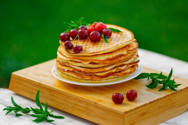 Vanilla pancakes with milk – a simple and delicious recipe, how to cook step by step