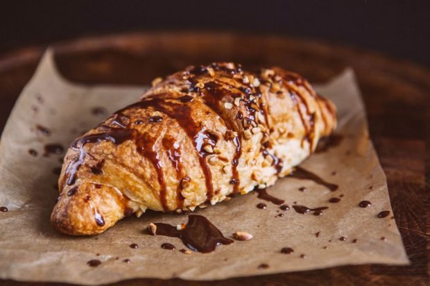 Chocolate croissants from ready–made dough - a simple and delicious recipe, how to cook step by step