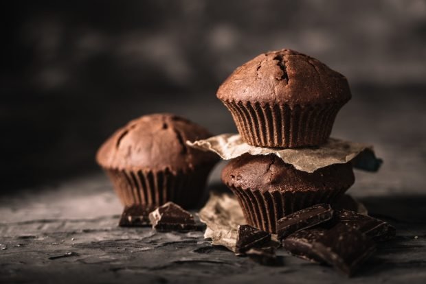 Homemade chocolate muffins – a simple and delicious recipe, how to cook step by step