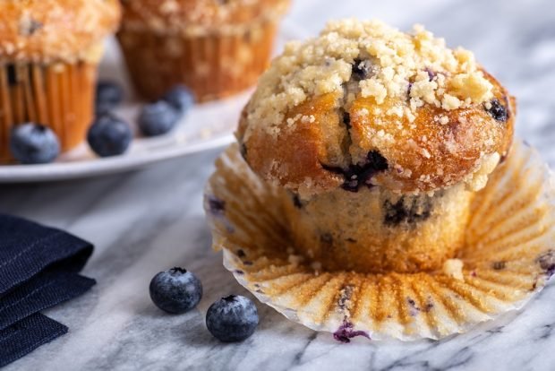 Blueberry muffins are a simple and delicious recipe, how to cook step by step