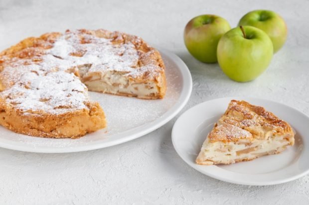 Charlotte with apples is a simple and delicious recipe, how to cook step by step