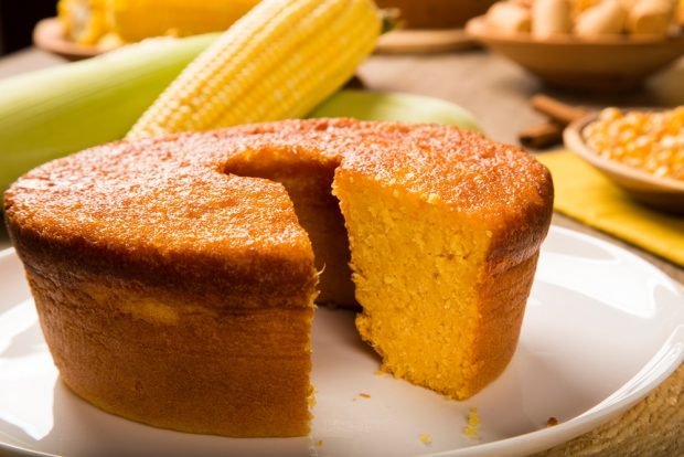 Corn cake with cottage cheese – a simple and delicious recipe, how to cook step by step