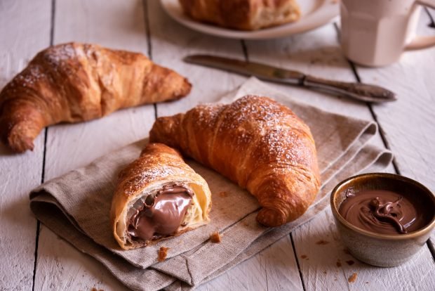 Croissants with chocolate