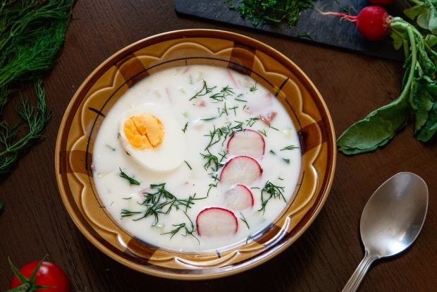 Okroshka with egg and smoked chicken – a simple and delicious recipe, how to cook step by step