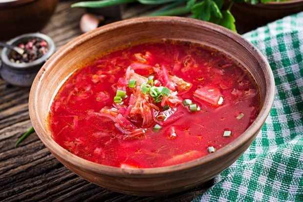 Borscht with cauliflower is a simple and delicious recipe, how to cook step by step