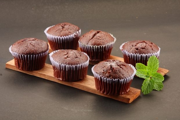 Dietary chocolate muffins – a simple and delicious recipe, how to cook step by step