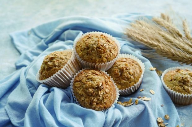 Cupcakes with oatmeal – a simple and delicious recipe, how to cook step by step