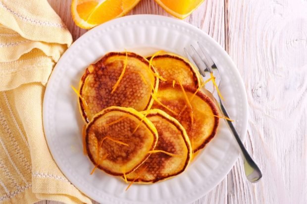 Pancakes with orange – a simple and delicious recipe, how to cook step by step