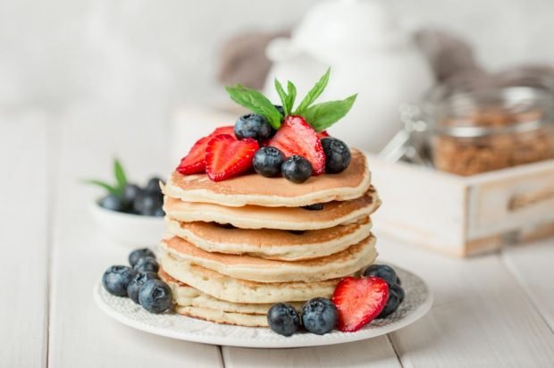 Pancakes on cream cheese – a simple and delicious recipe, how to cook step by step