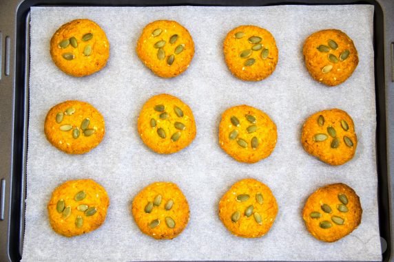 Carrot and oatmeal cookies: photo of recipe preparation, step 5