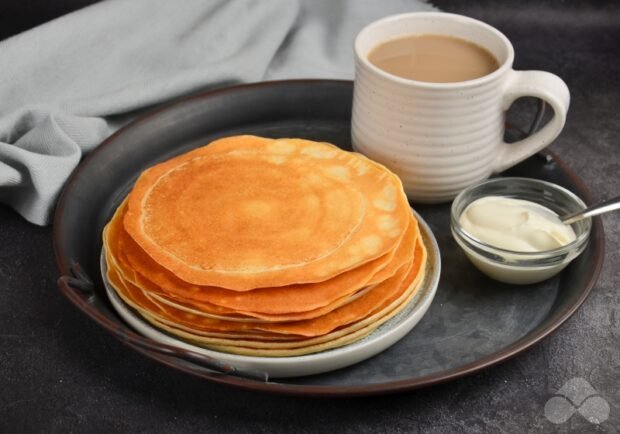 Meat pancakes with minced meat