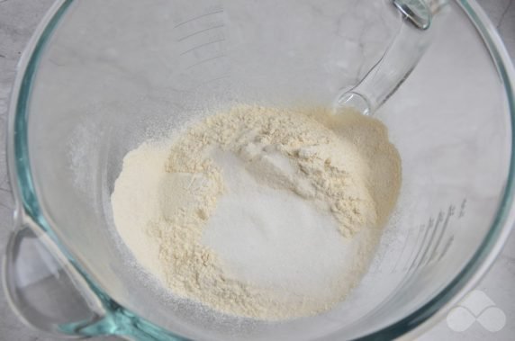 Shortbread cookies with lavender: photo of recipe preparation, step 1