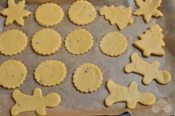 Shortbread cookies with lavender: photo of recipe preparation, step 7