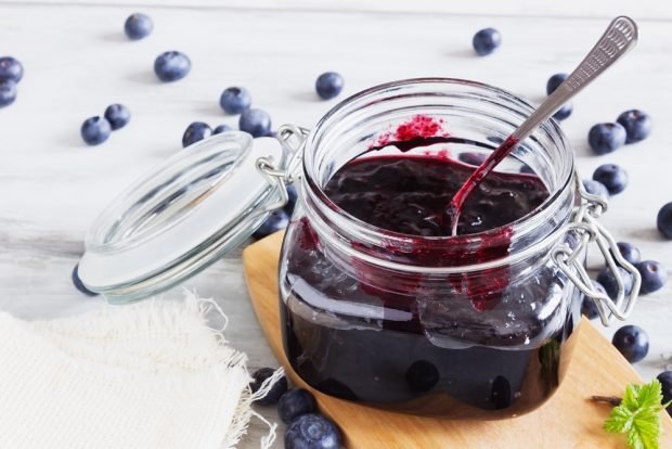 Blueberry forte jam with orange and lemon is a simple and delicious recipe, how to cook step by step