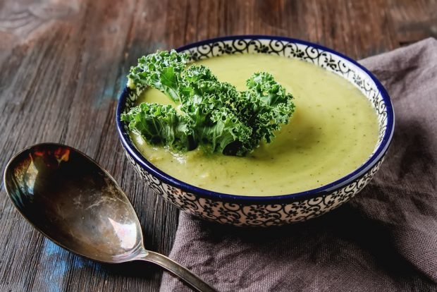 Pea soup-puree with spinach and cream – a simple and delicious recipe, how to cook step by step