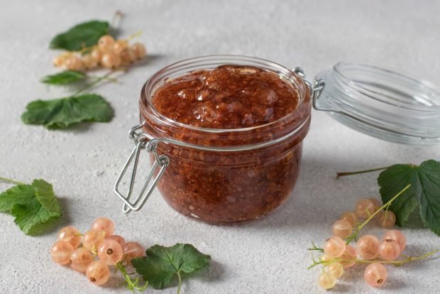 White currant jam is a simple and delicious recipe, how to cook step by step