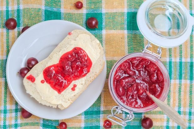 Red gooseberry jelly is a simple and delicious recipe, how to cook step by step