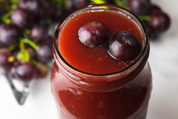 Jam-five minutes of grapes is a simple and delicious recipe, how to cook step by step