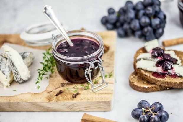 Jam from black grapes with seeds – a simple and delicious recipe, how to cook step by step