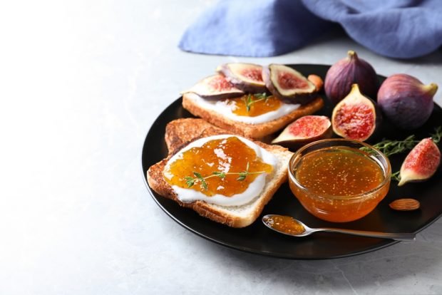 Fig jam without cooking