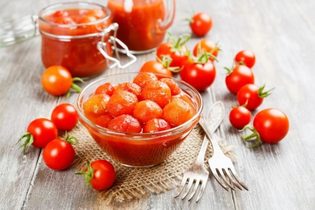 Cherry tomatoes in their own juice for the winter – a simple and delicious recipe, how to cook step by step