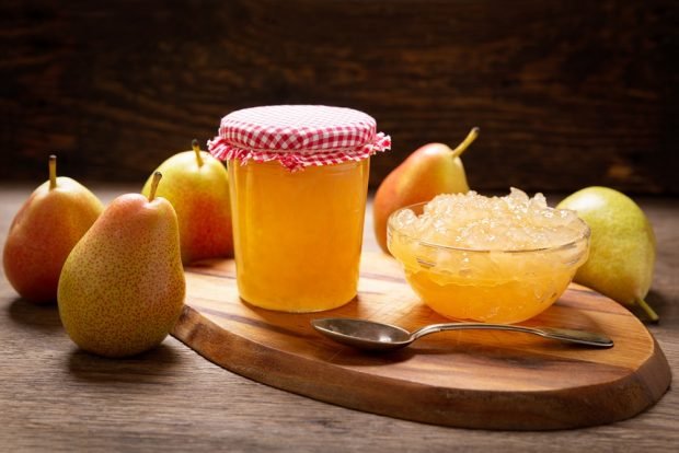 Pear jam without sterilization is a simple and delicious recipe, how to cook step by step