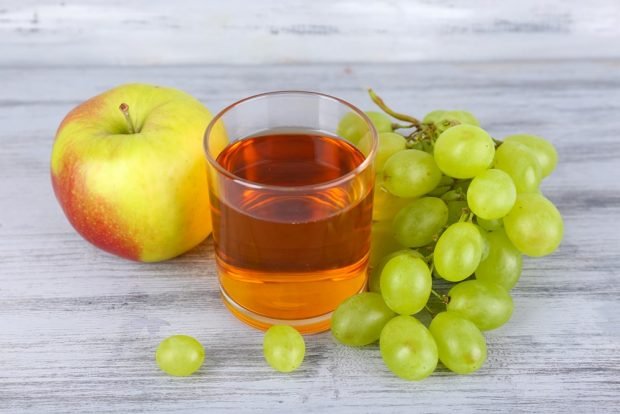 Apple and grape juice for winter – a simple and delicious recipe, how to cook step by step