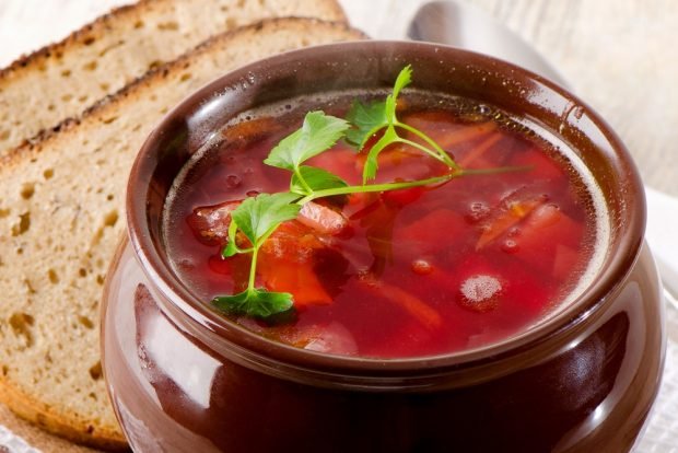 Borscht in pots without frying – a simple and delicious recipe, how to cook step by step