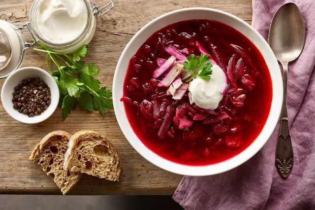 Borscht with Peking cabbage on chicken broth – a simple and delicious recipe, how to cook step by step