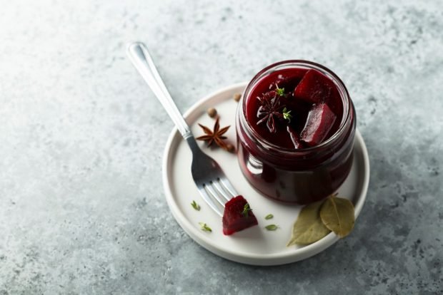 Pickled beetroot for winter cubes – a simple and delicious recipe, how to cook step by step