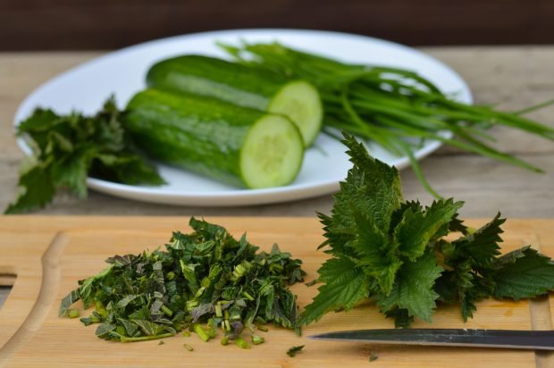 Cucumbers with nettles for winter – a simple and delicious recipe how to cook step by step