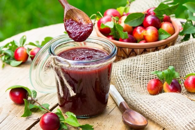 Cherry plum sauce for winter – a simple and delicious recipe, how to cook step by step