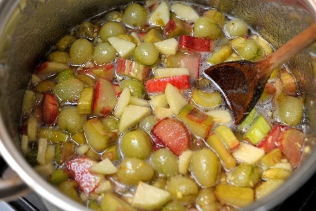 Gooseberry jam with rhubarb – a simple and delicious recipe, how to cook step by step