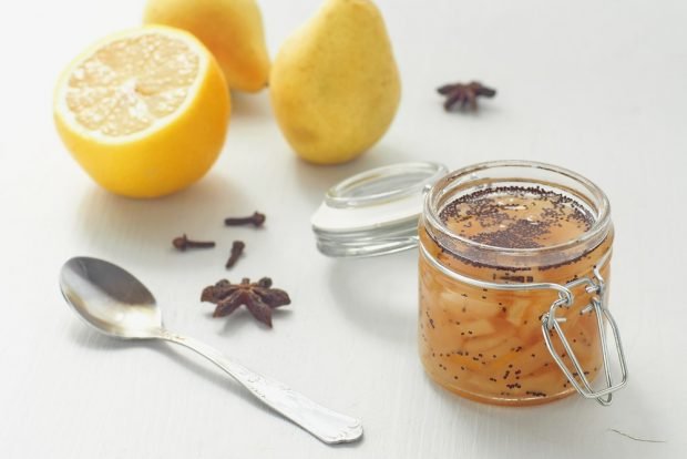 Pear jam with poppy seeds – a simple and delicious recipe, how to cook step by step