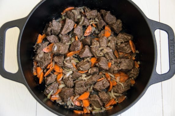 Lagman in Uzbek with ready: photo of recipe preparation, step 4