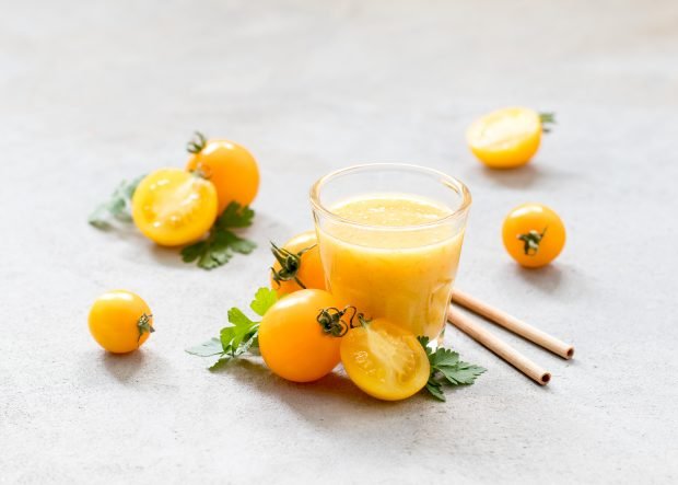 Yellow tomato juice for winter – a simple and delicious recipe, how to cook step by step