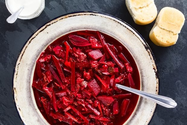 Borscht with red cabbage – a simple and delicious recipe, how to cook step by step