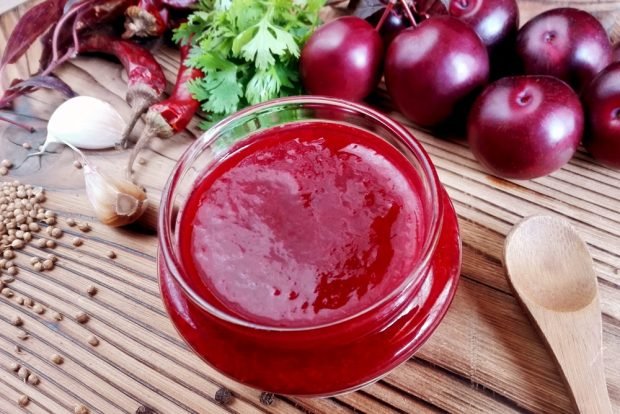 Tkemali from blue cherry plum for winter is a simple and delicious recipe, how to cook step by step