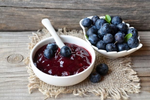 Thick jelly-five minutes of blueberries – a simple and delicious recipe, how to cook step by step